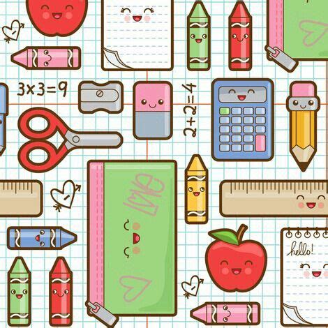 Estuche | Kawaii drawings, Kawaii doodles, Kawaii school supplies