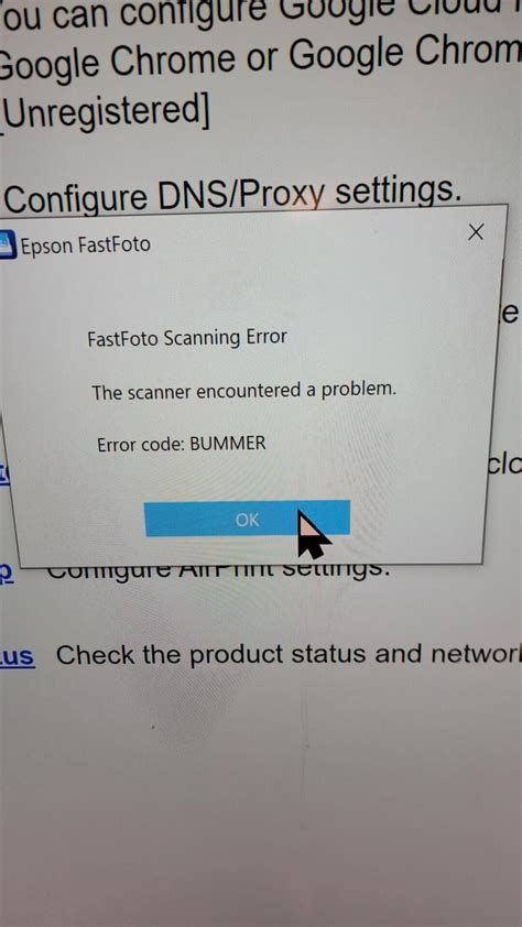S0ogle Chrome or Google Chrom ou can Unregistered] Configure settings. Epson FastFoto FastFoto ...