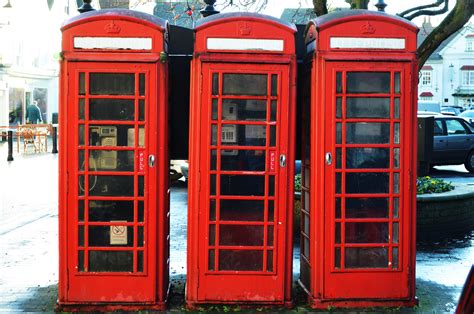 Old British Phone Booths Free Stock Photo - Public Domain Pictures