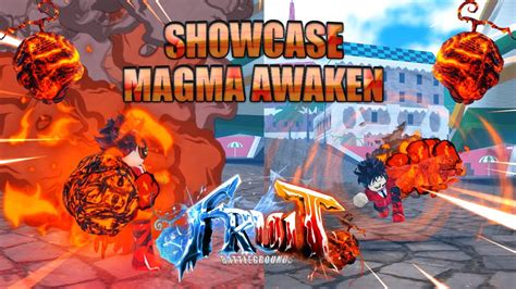 EL PODER DEL MAGMA DESPERTADO EN FRUIT BATTLEGROUNDS | SHOWCASE MAGMAV2 ...