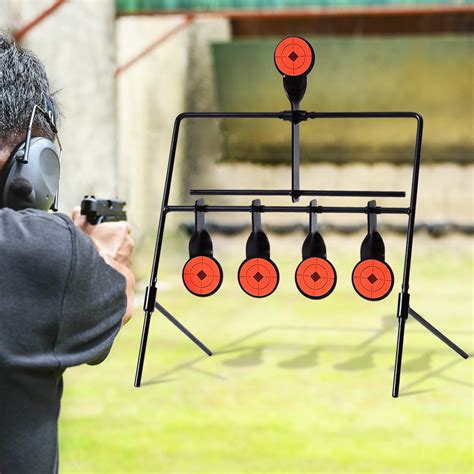 Shooting Targets Metal Splatter Archery Target Resetting Air Riffle Gun ...