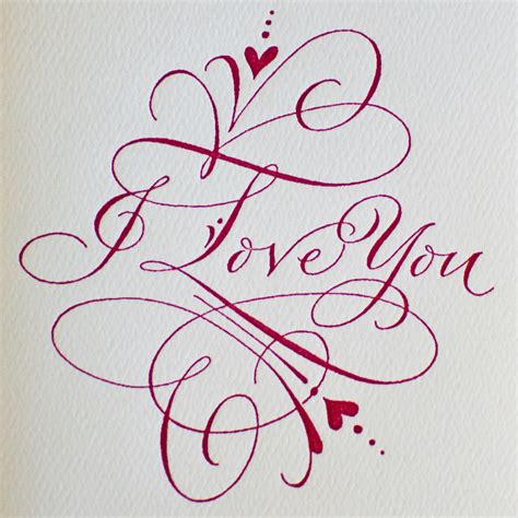 PG434-I LOVE YOU CALLIGRAPHY... www.bakedoctor.com | I love you calligraphy, Calligraphy drawing ...