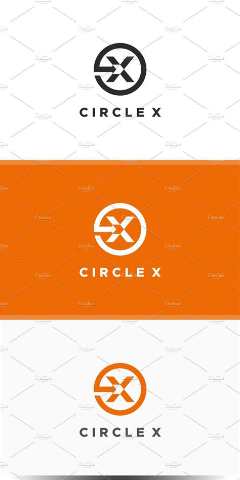 Circle - X Logo | ? logo, Vector logo, Logo templates