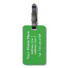 Colorful Hanging Hearts Personalized Luggage Tag | Zazzle