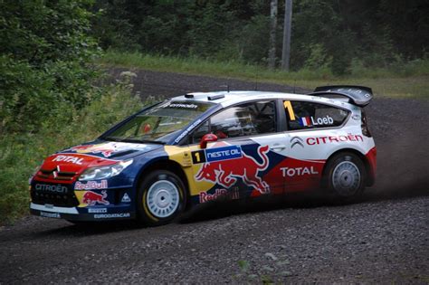 WRC 2009 . Sébastien Loeb . Citroën C4 WRC . | Racing, Citroen, Rally car