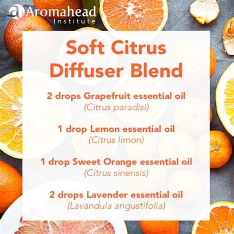 Essential Oils for More Energy: Soft Citrus Diffuser Blend