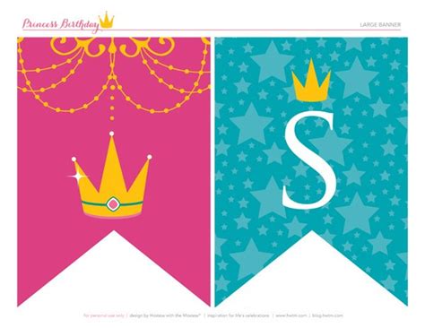 FREE Printables: Sparkly Disney Princess Birthday Party // Hostess with ...