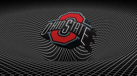 Ohio State Logo White Lines Black Background Ohio State HD Desktop ...