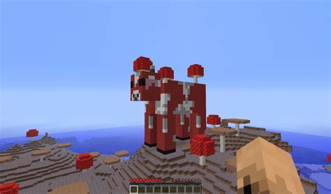 Mushroom Cow Statue Minecraft Map