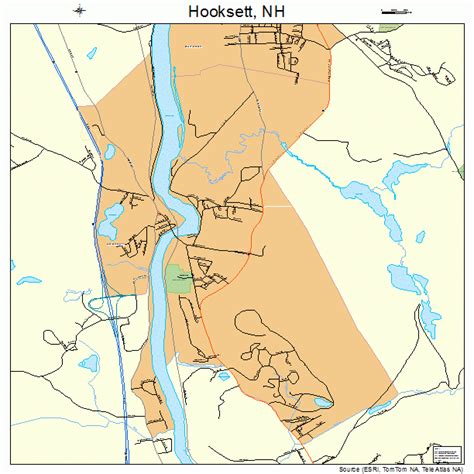 Hooksett New Hampshire Street Map 3337220