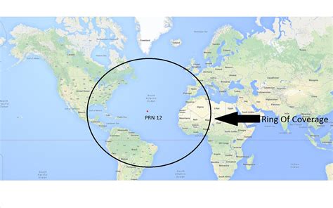 wgs84 - How to find ring of coverage of GPS Satellite on WGS-84 ...