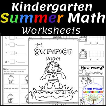 Illustrative Math Kindergarten Worksheets For Summer - Addition ...