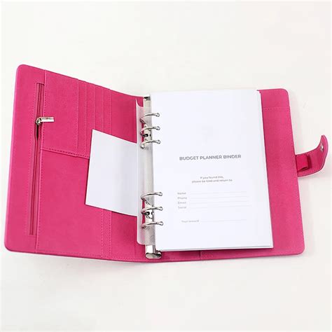 Personal Leather Planner Binder A5 Ring Binder Planner - Buy Personal Planner Binder,A5 Ring ...