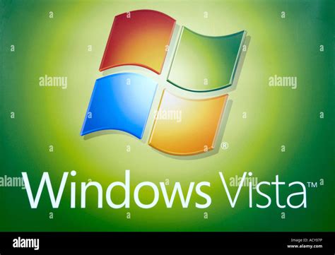 Logo of Microsoft Windows Vista Stock Photo - Alamy