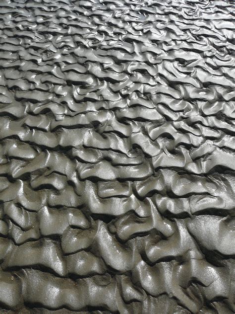 Wet Sand - natures artwork - colour, sculptural pattern organic texture ...