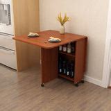 Folding Dining Table Multifunctional Movable Storage Extendable Table