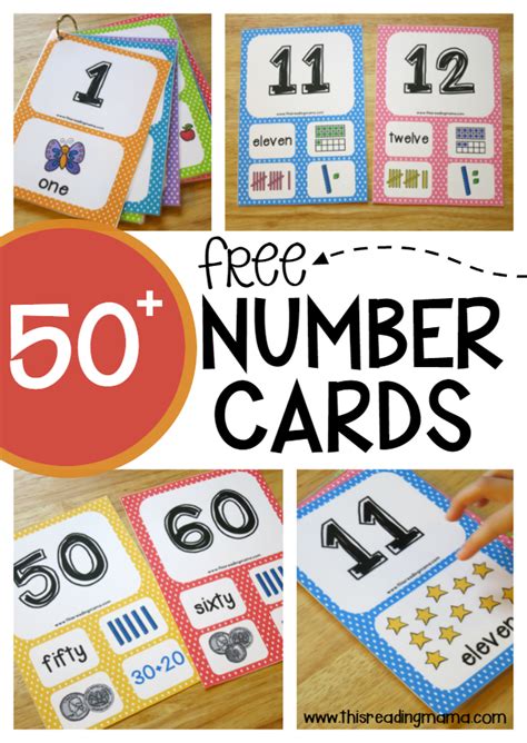 Free Number Cards {3 Levels} - This Reading Mama