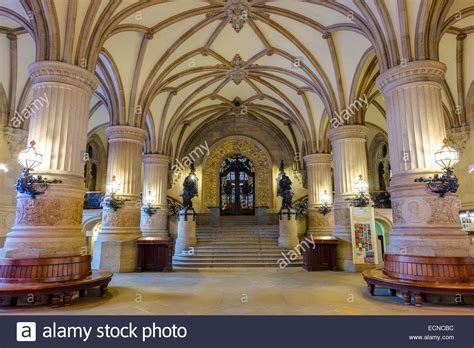 Interior of Hamburg Rathaus (City Hall), Altstadt, Hamburg, Germany Stock Photo, Royalty Free ...