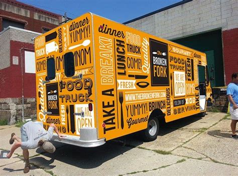 broken | Food truck design, Truck design, Food truck