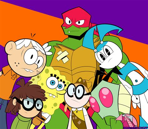 Nicktoons Unite by OneManShowoff on Newgrounds | Nickelodeon cartoon characters, Nicktoons ...