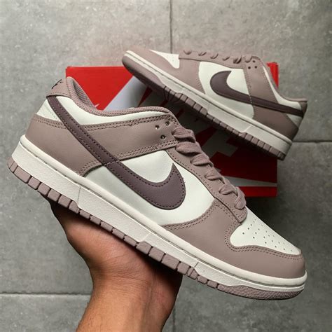 NIKE DUNK LOW DIFFUSED TAUPE WOMENS... - Depop