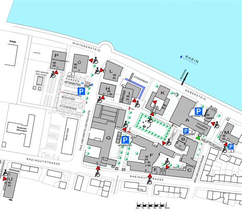 Hochschule Konstanz: Campusplan