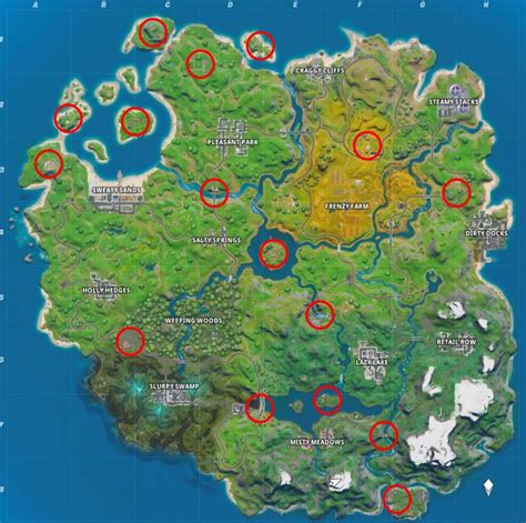 Fortnite Map All Locations