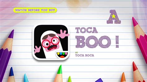 Toca Boo - funny Halloween game for kids - iPad app demo - YouTube - YouTube