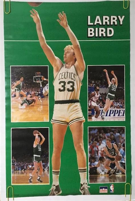 Larry Bird Vintage Poster Boston Celtics Converse Sneakers NBA | Etsy