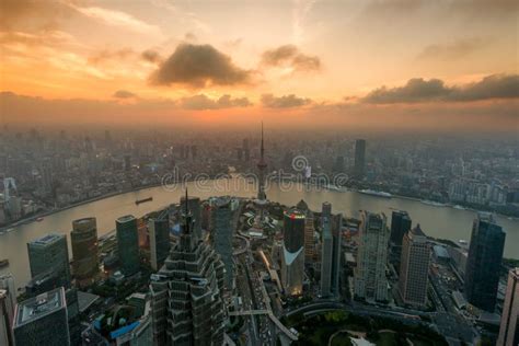 Shanghai Skyline City Scape, Shanghai Luajiazui Finance and Business ...