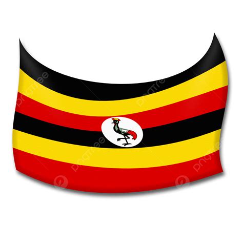 Uganda Flag, Uganda Flag Of Circle Brush Stroke Decoration Clipart Transparent, Uganda, Waving ...