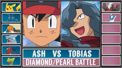 Sinnoh League Semifinal: ASH vs TOBIAS - YouTube