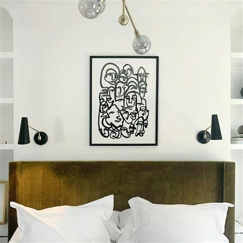 Face Merge Art Print by Julia Hariri - Fy