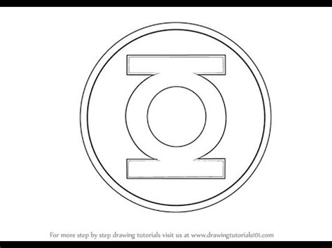 Green Lantern Logo Drawing at PaintingValley.com | Explore collection ...