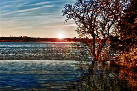 Sunset Over White Rock Lake Photograph by Robin Weerts - Fine Art America