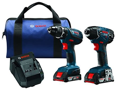 Bosch Power Tools Drill Set - CLPK232A-181 - 18-Volt Cordless Drill ...