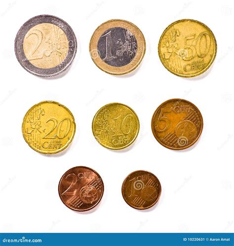 Euro coin collection stock image. Image of investment - 10220631