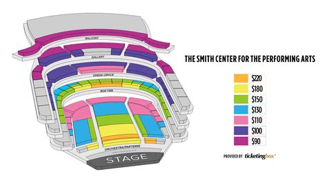 Las Vegas The Smith Center for the Performing Arts Seating Chart