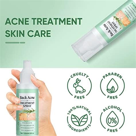 Back-Acne-Treatment-Spray 120ml Salicylic-Acid-Body-Acne-Treatment-with ...