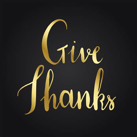 Give thanks typography style vector - Download Free Vectors, Clipart Graphics & Vector Art