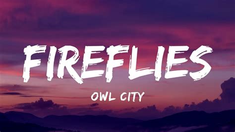 Owl City - Fireflies (Lyrics) Chords - Chordify