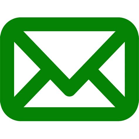 Green mail icon - Free green mail icons