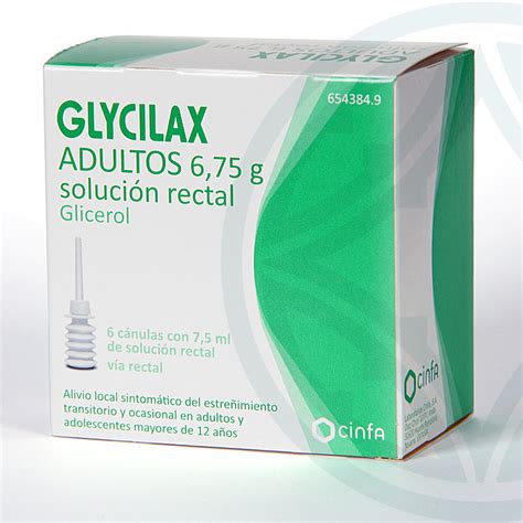 Glycilax Adultos solución rectal 6 enemas | Glicerol | Farmacia Jiménez