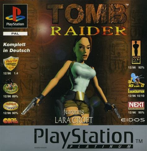 Tomb Raider (1996) box cover art - MobyGames