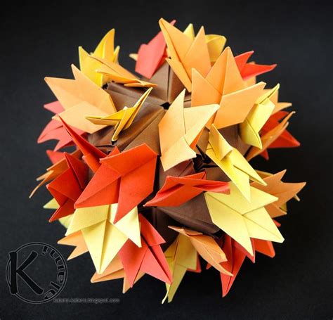 Image result for fall themed origami | Origami leaves, Modular origami ...