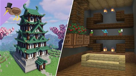 Japanese Castle Interior Design & Ideas - Minecraft - YouTube