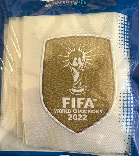 Fifa World Cup Champions 2022 Sleeve Badge OFFICIAL LICENSED PRODUCT - Etsy