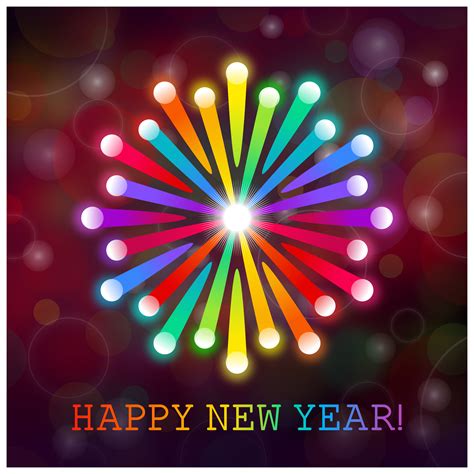 Clipart - Happy New Year Card