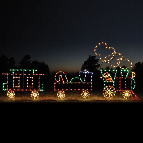 Animated Christmas Train Light Set — HolidayLights.com