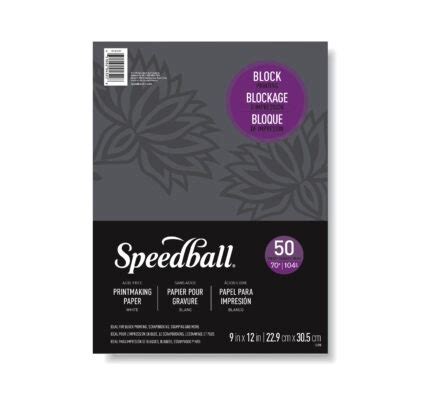 Speedball Block Printing Paper 9"x12" | Woodworker Specialties